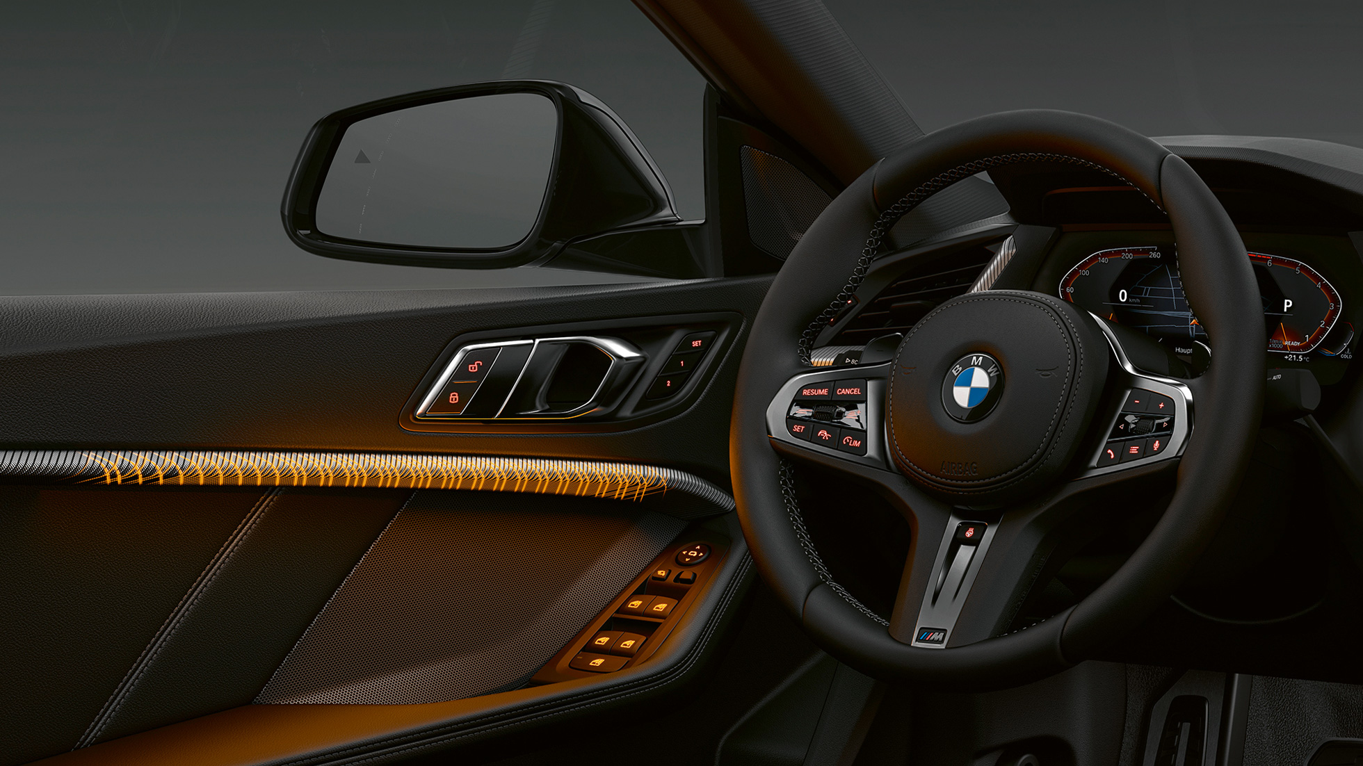 Belyste interiørlister BMW 2-serie Gran Coupé Belyste interiørlister BMW 2-serie Gran Coupé F44 Interiør