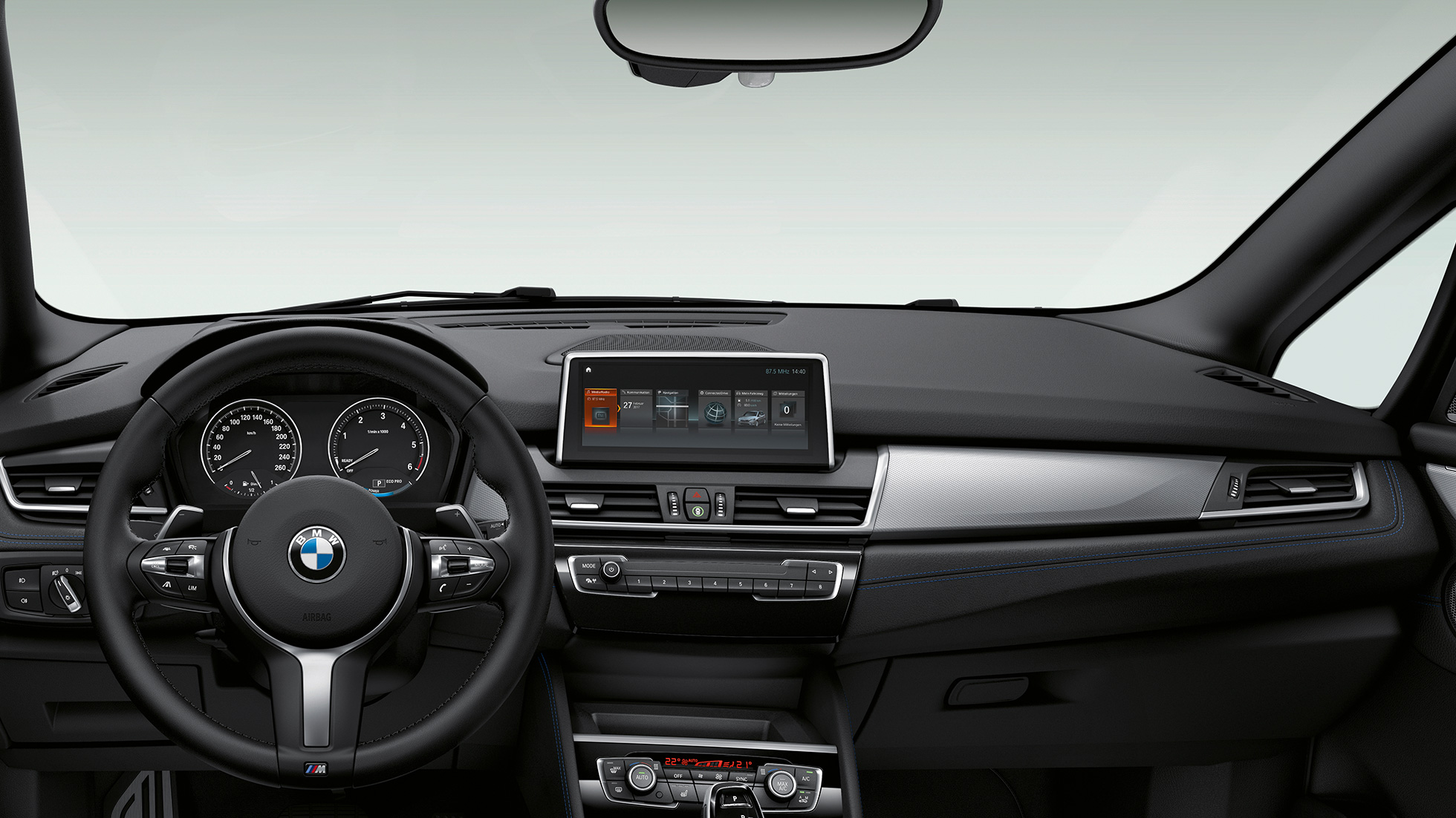 Førerplass BMW 2-serie Gran Tourer modell Advantage Førerplass BMW 2-serie Gran Tourer 218i modell Advantage F46 2018 Kupe
