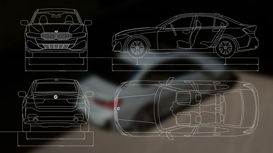 BMW 3-serie Sedan LCI G20 teknisk dataskisse BMW 3-serie Sedan LCI G20 teknisk dataskisse