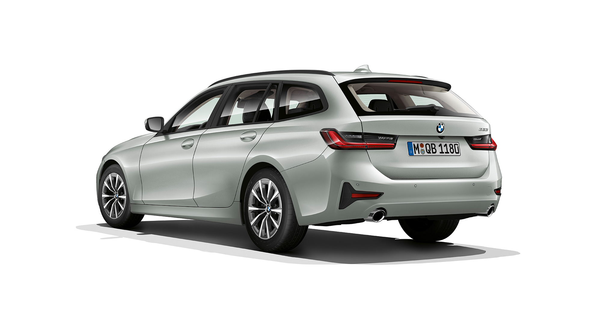 Modell Advantage sett på skrått bakfra BMW 3-serie Touring, modell Advantage sett på skrått bakfra