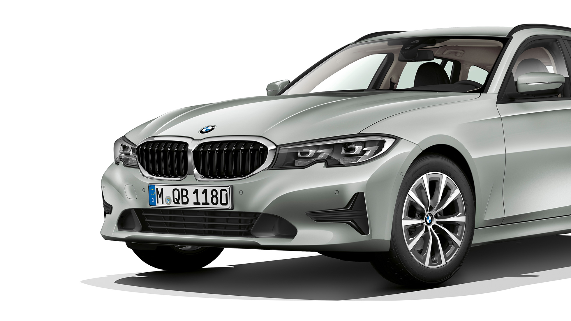 Modell Advantage sett på skrått forfra BMW 3-serie Touring, modell Advantage sett på skrått forfra
