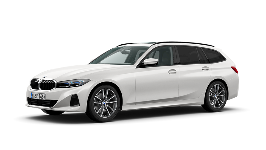 BMW 3-serien BMW 3 Touring G21 sett skrått fra siden BMW 3-serien BMW 3 Touring G21 sett skrått fra siden