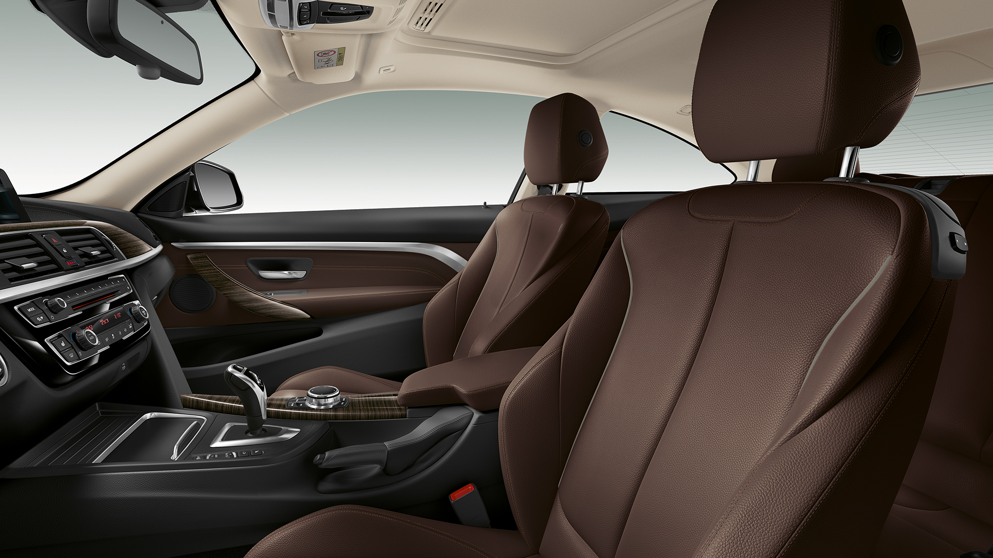 BMW 4-serie Coupé, Model Luxury Line innvendig design BMW 4-serie Coupé, Model Luxury Line innvendig design