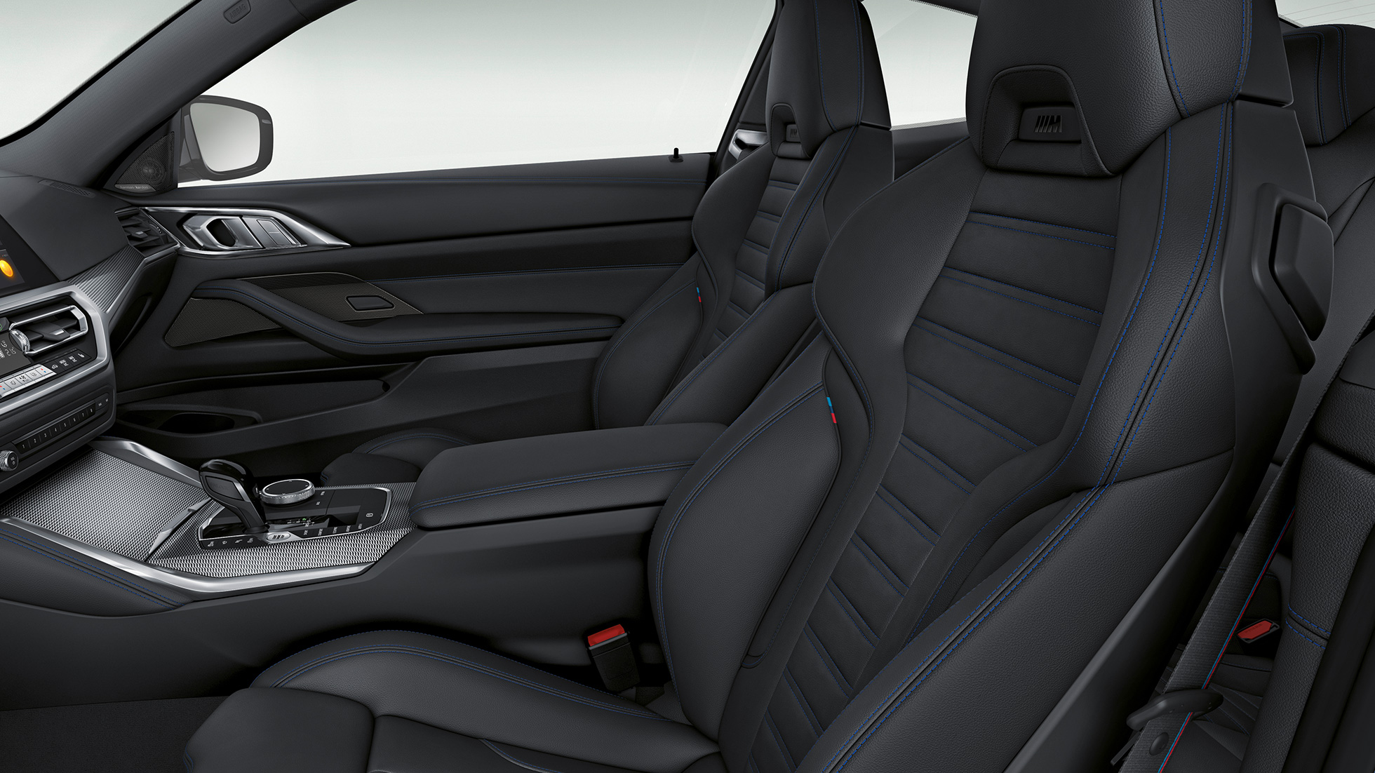 Førerplass BMW 4-serie Coupé M Sportspakke G22 2020 BMW 4-serie Coupé G22 2020 M Sportspakke Innvendig førerplass