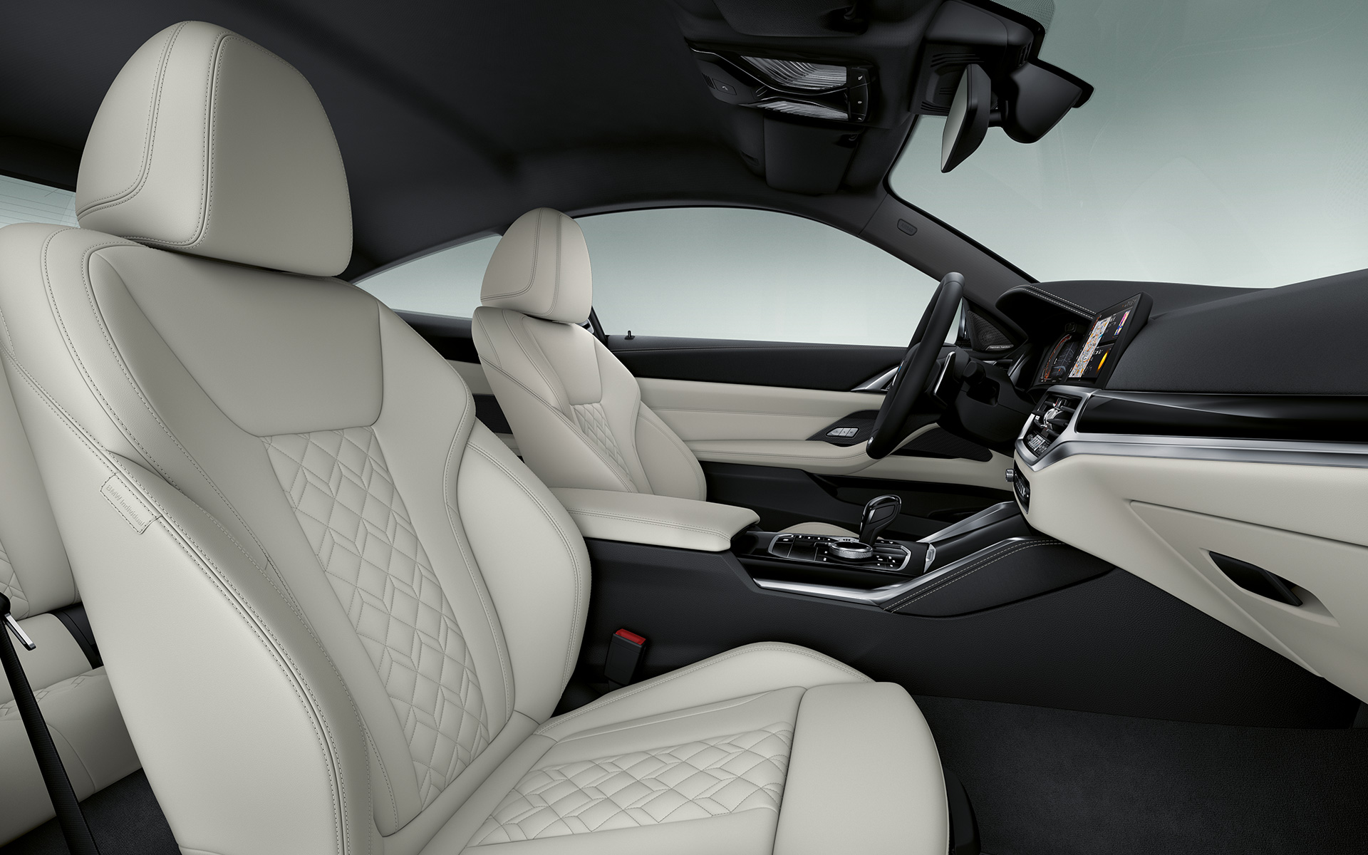 BMW Individual utvidet skinninteriør i 'Merino' elfenbenshvitt BMW 4-serie Coupé Individual G22 2020 BMW Individual utvidet skinninteriør i 'Merino' elfenbenshvitt BMW 4-serie Coupé Individual G22 2020