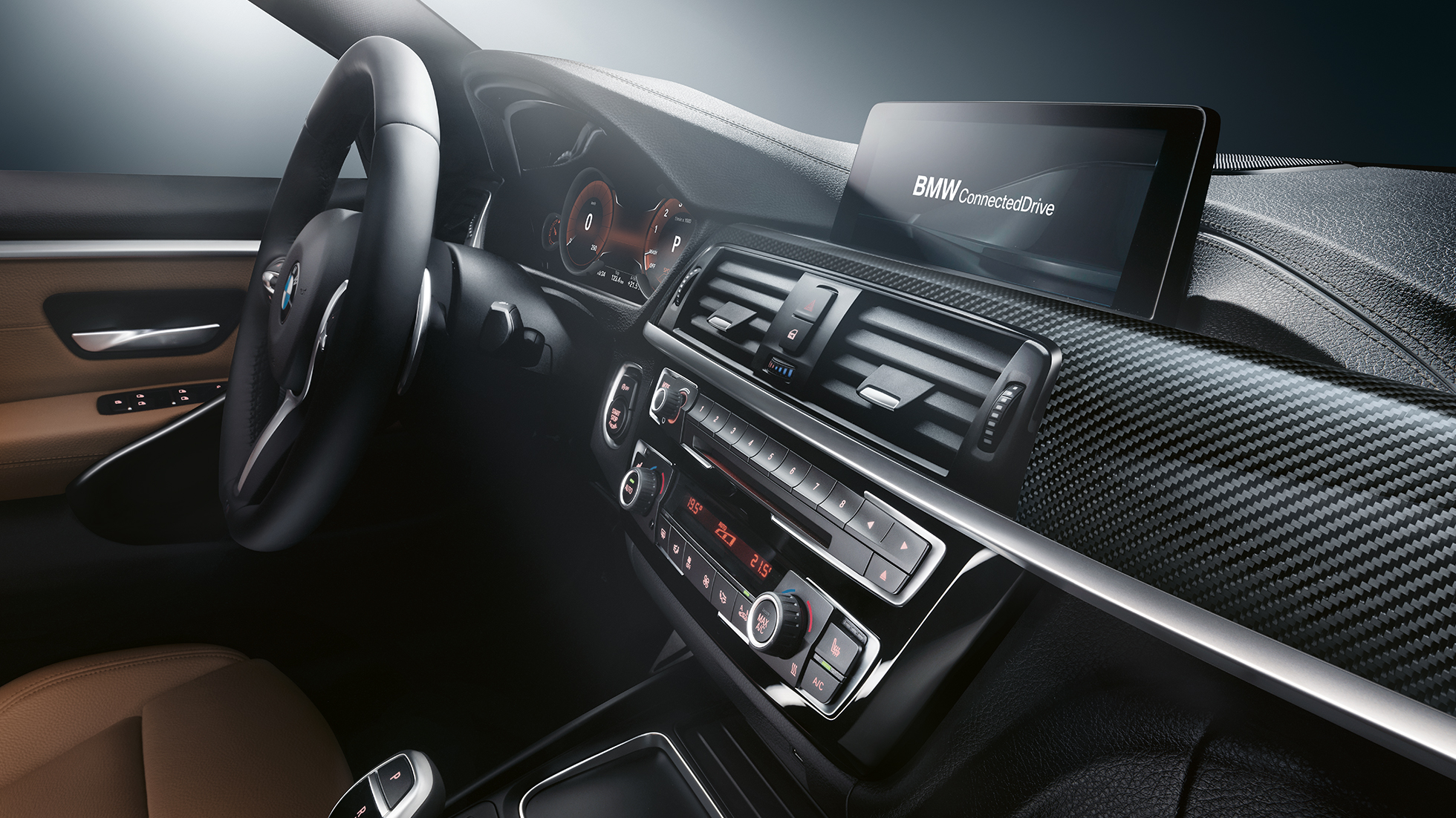 Innvendig design i BMW 4-serie Gran Coupé. Innvendig design i BMW 4-serie Gran Coupé.