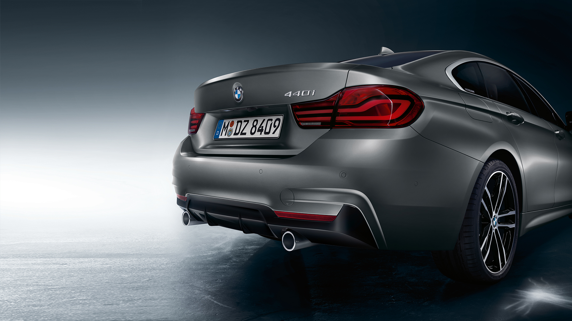 Modellbetegnelse på hekken til BMW 4-serie Gran Coupé Modellbetegnelse på hekken til BMW 4-serie Gran Coupé