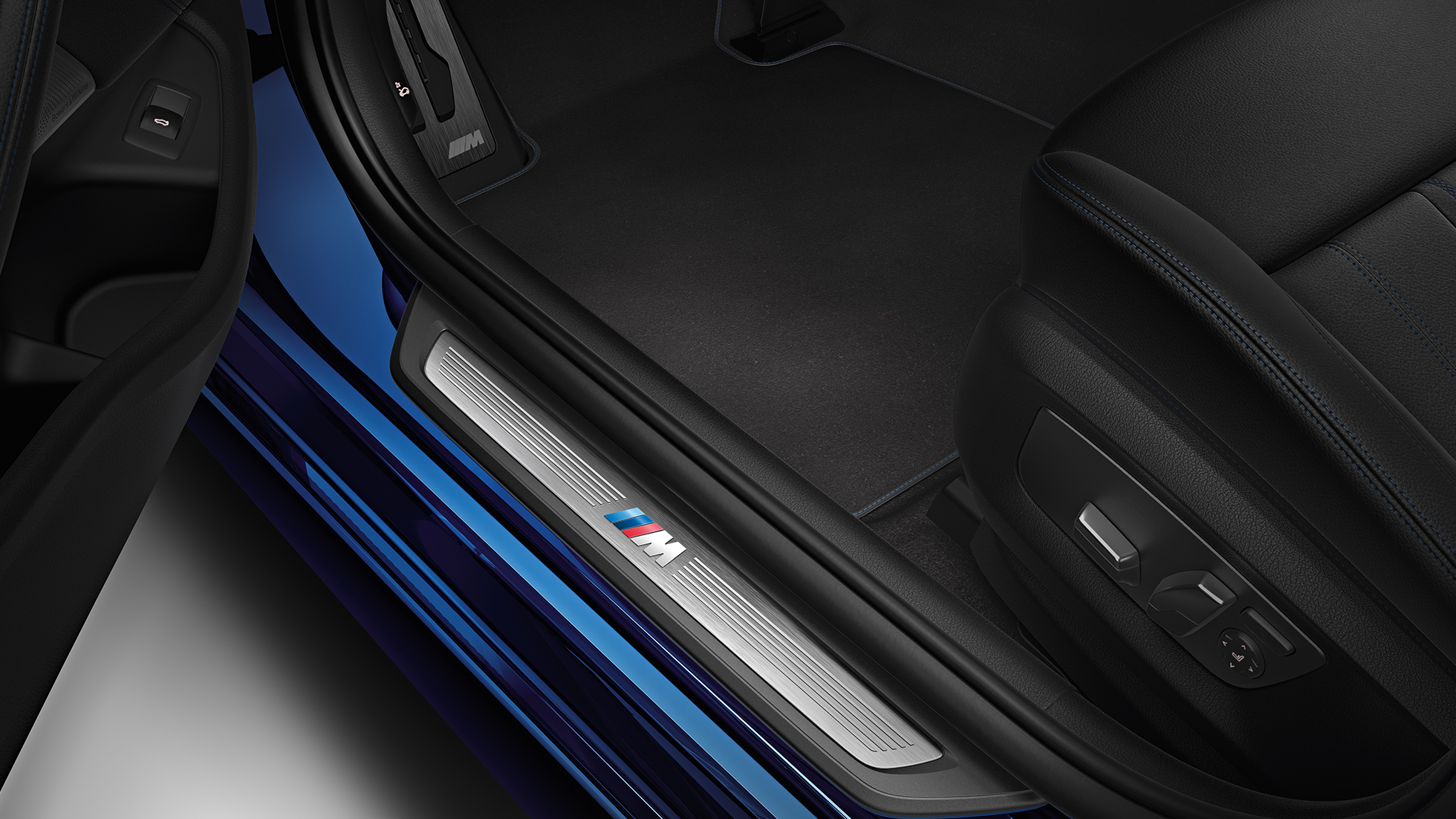 M Sportspakke interiør BMW 5-serie sedan 540i sedan M Sportspakke BMW 5-serie sedan 540i sedan G30 Middelhavsblå metallic Interiør