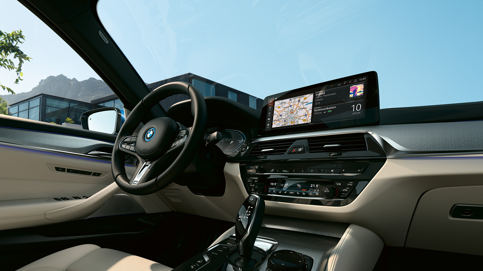 Interiør BMW 5-serie Sedan G30 BMW 5-serie Sedan G30 Facelift 2020 interiør