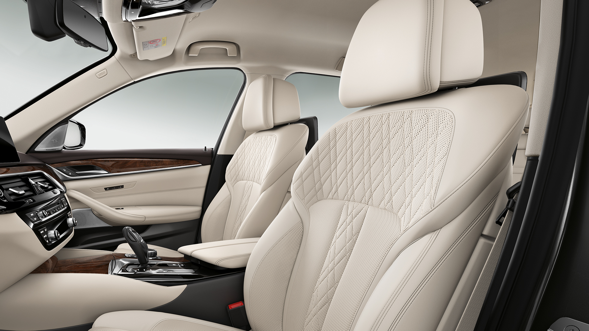 Luxury Line setetrekk BMW 5-serie Touring Luxury Line BMW 5-serie Touring 540i xDrive Touring G31 Sofistogrå Brillianteffekt metallic setetrekk