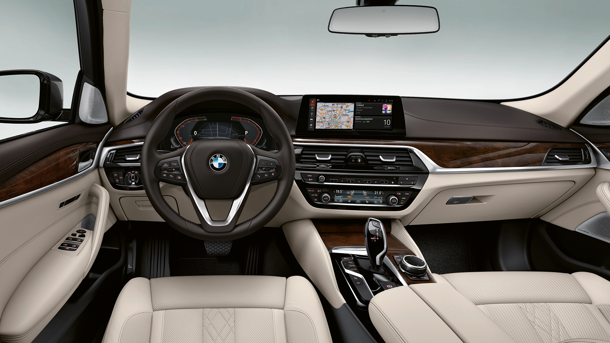 Luxury Line Cockpit BMW 5-serie Touring Luxury Line BMW 5-serie Touring 540i xDrive Touring G31 Sofistogrå Cockpit