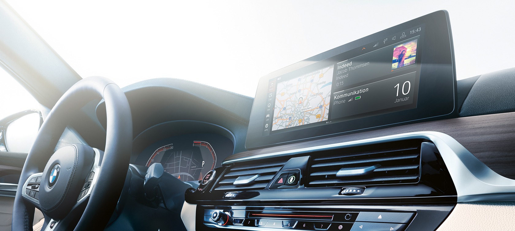 Kontrolldisplay BMW 5-serie Touring Kontrolldisplay BMW 5-serie Touring 530d xDrive Touring G31 Cockpit