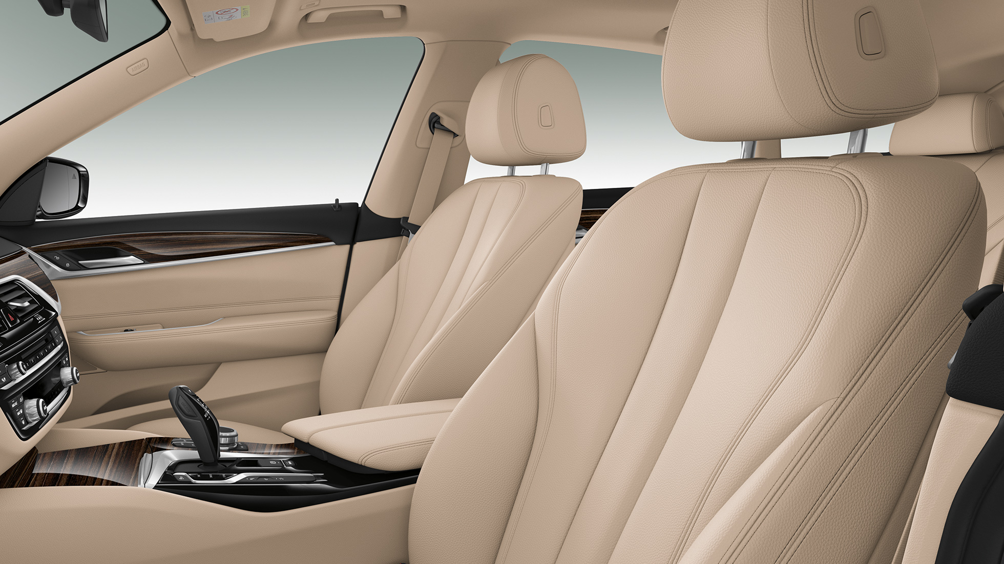 BMW 6-serie Gran Turismo G32 Luxury Line interiør Seter i dakotaskinn BMW 6-serie Gran Turismo G32 2017 Luxury Line interiør