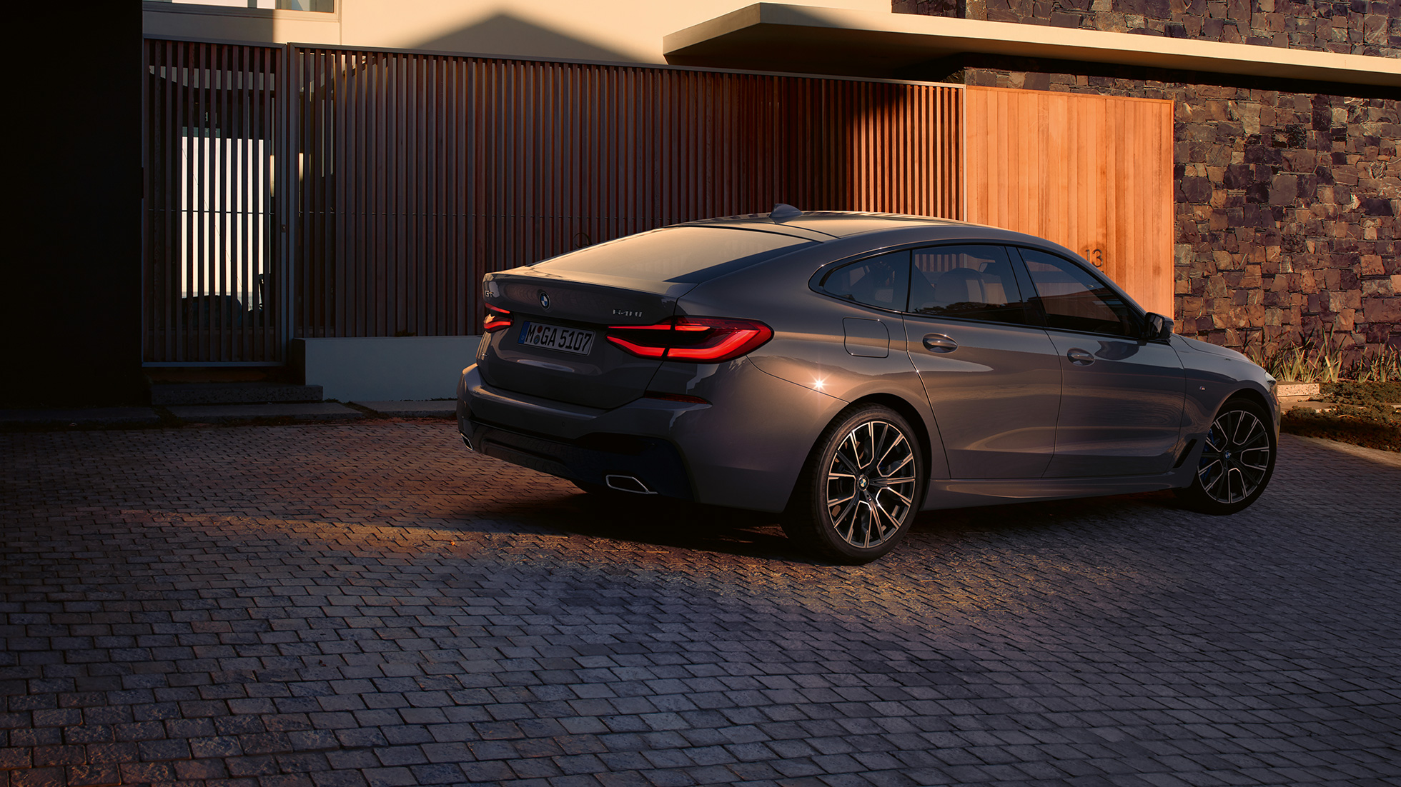 Hekkdesign BMW 6-serie Gran Turismo G32 2020 Hekkdesign BMW 6-serie Gran Turismo 640i xDrive G32 2020 berninagrå sett bakfra