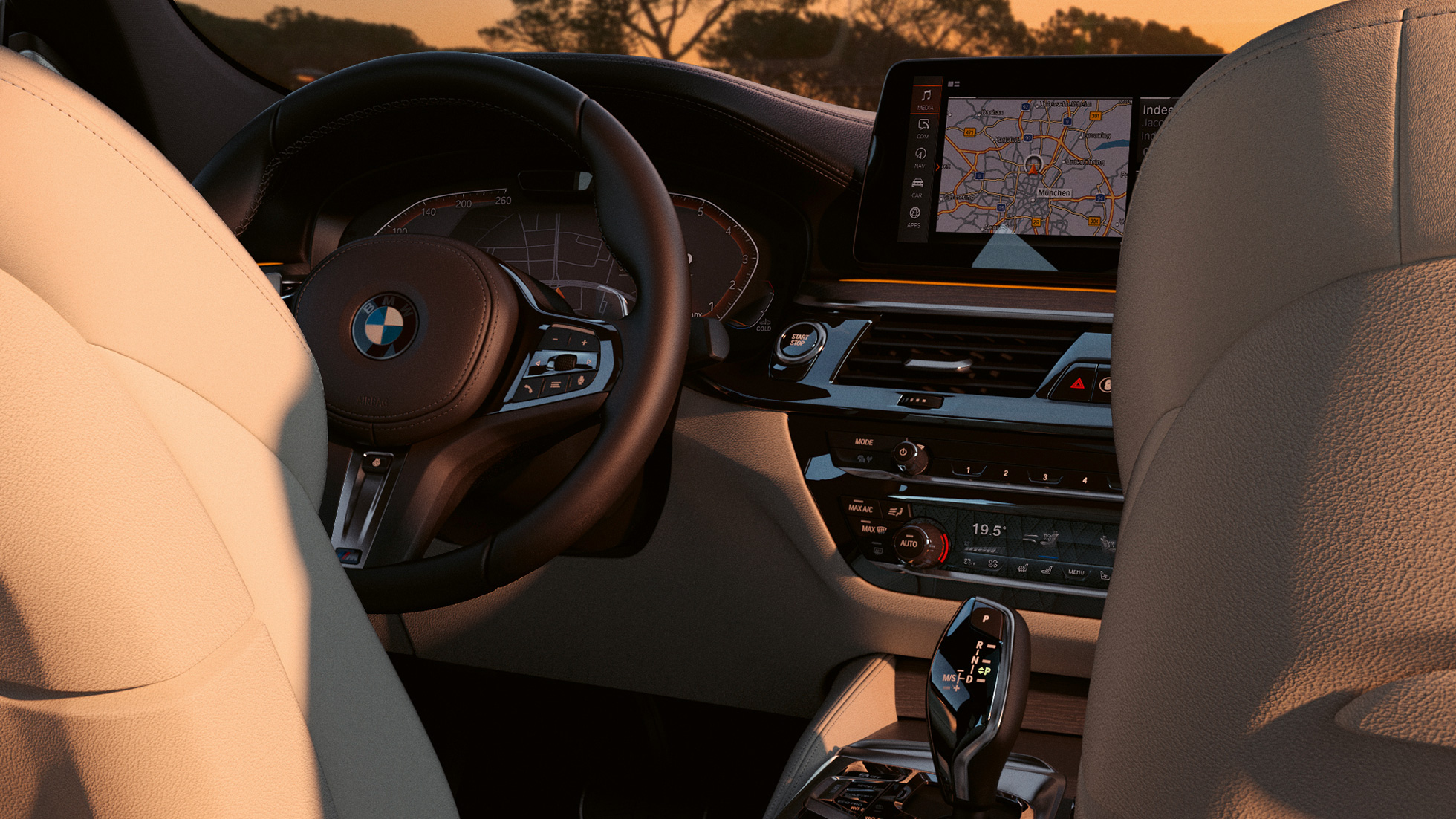 Førerplass BMW 6-serie Gran Turismo G32 2020 Førerplass BMW 6-serie Gran Turismo 640i xDrive G32 2020 interiør