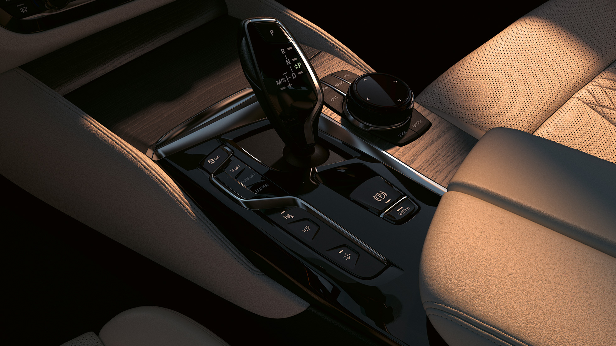 Betjeningselementer BMW 6-serie Gran Turismo G32 2020 Betjeningselementer BMW 6-serie Gran Turismo 640i xDrive G32 2020 interiør