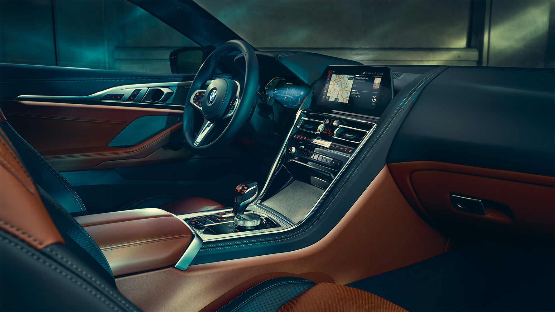 Innvendig design i BMW 8-serie Coupé Den innvendige designen i BMW 8-serie Coupé.