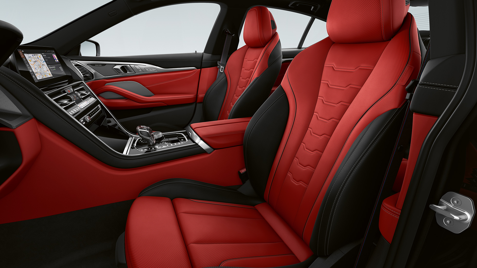 M Sportspakke: Innvendig utstyr BMW 8-serie Gran Coupé: M Sportspakke Innvendig utstyr