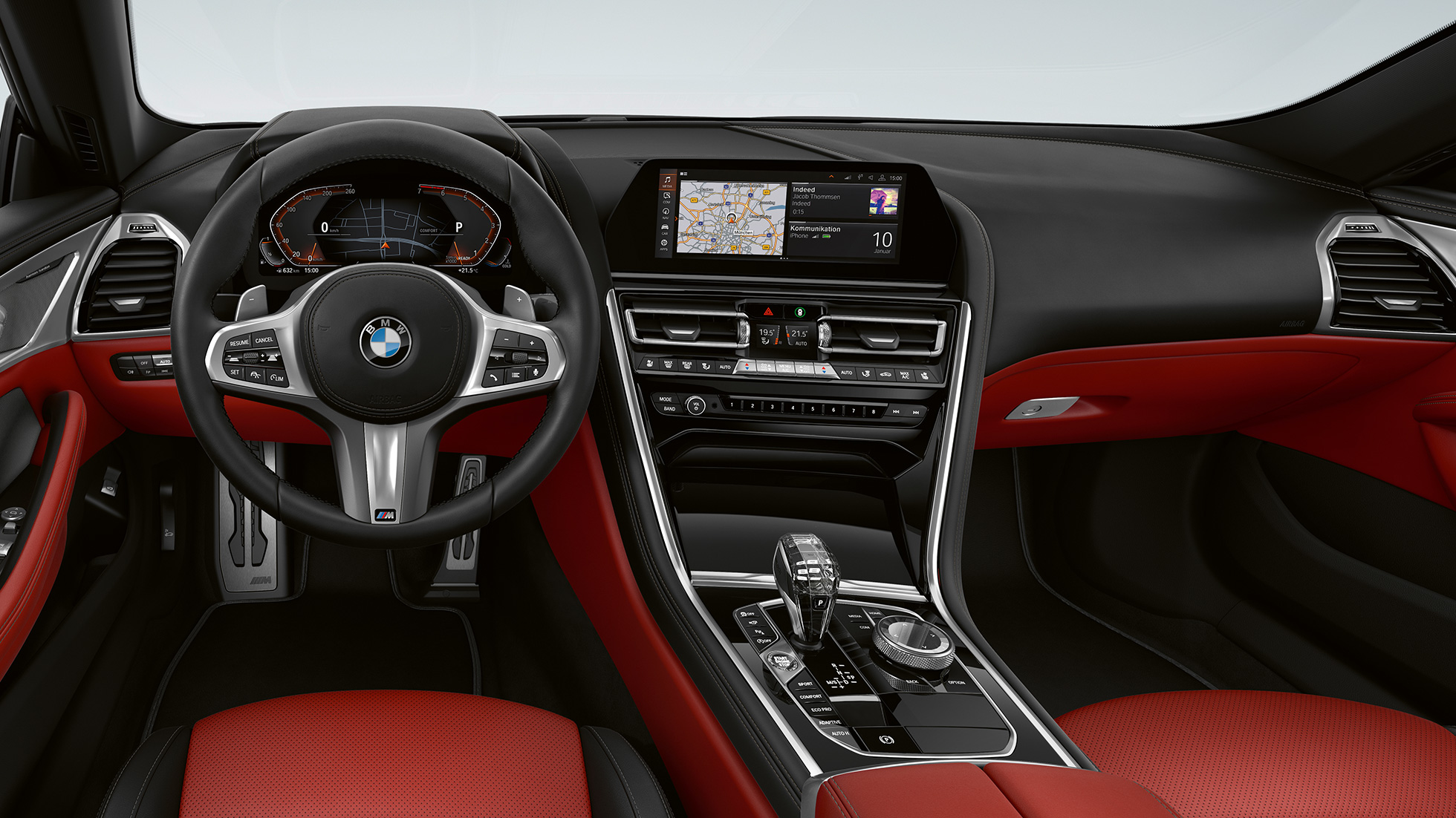 M Sportspakke: Cockpit BMW 8-serie Gran Coupé: M Sportspakke Cockpit