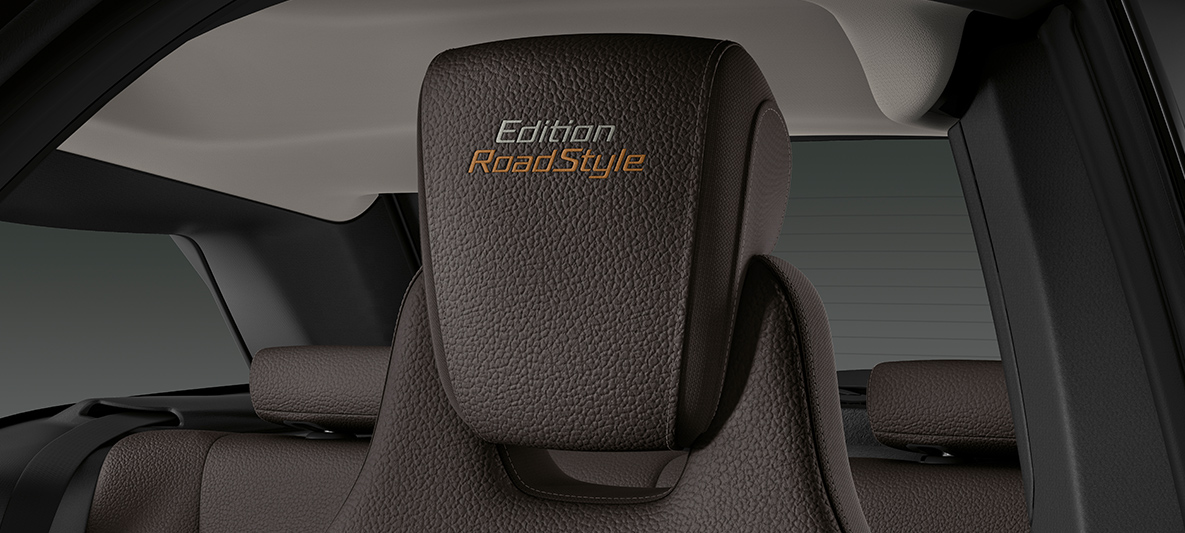 BMW i3s Edition RoadStyle 2019 sete med „Edition RoadStyle“ mønster BMW i3s Edition RoadStyle 2019 I01 kupé, sete med „Edition RoadStyle“ mønster