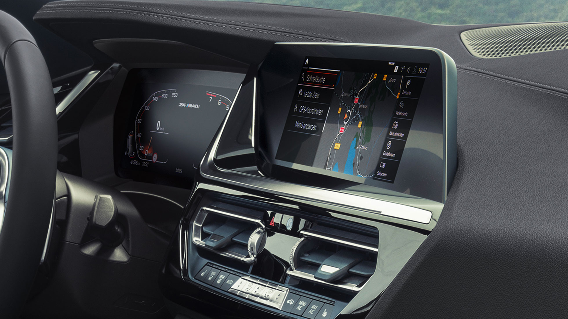 BMW Intelligent Personal Assistant BMW Z4 M40i G29 BMW Intelligent Personlig assistent BMW Z4 Roadster M40i G29 2019 Kontrollisplay