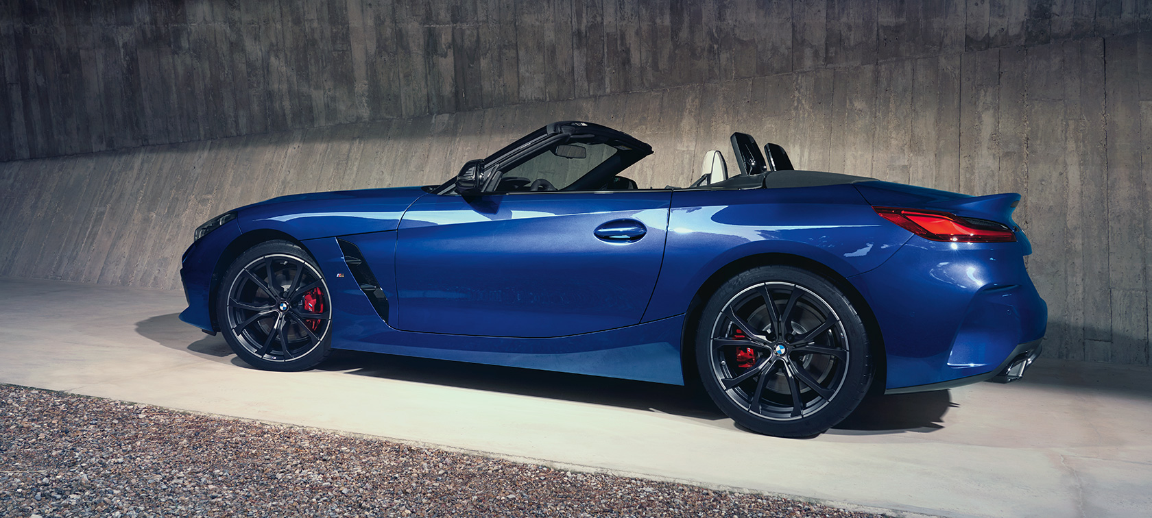 BMW Z4 M40i G29 Portimaoblå eksteriør BMW Z4 M40i G29 2022 Portimaoblå eksteriør