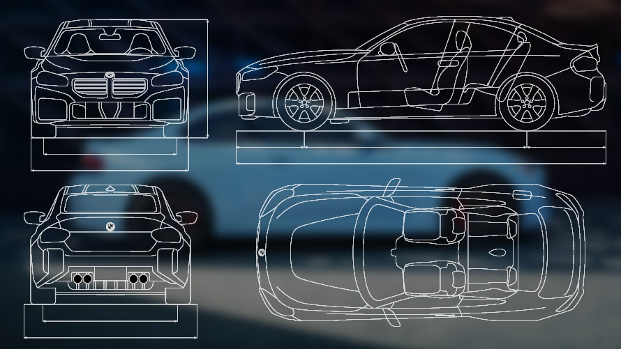 BMW M2 modeller G87 G42 Eksteriør motiv Eksteriør motiv BMW M2 modeller G87 G42
