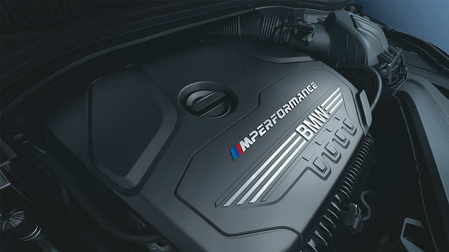 Bensinmotor BMW M235i xDrive Gran Coupé M TwinPower Turbo 4-sylindret bensinmotor BMW M235i xDrive Gran Coupé F44