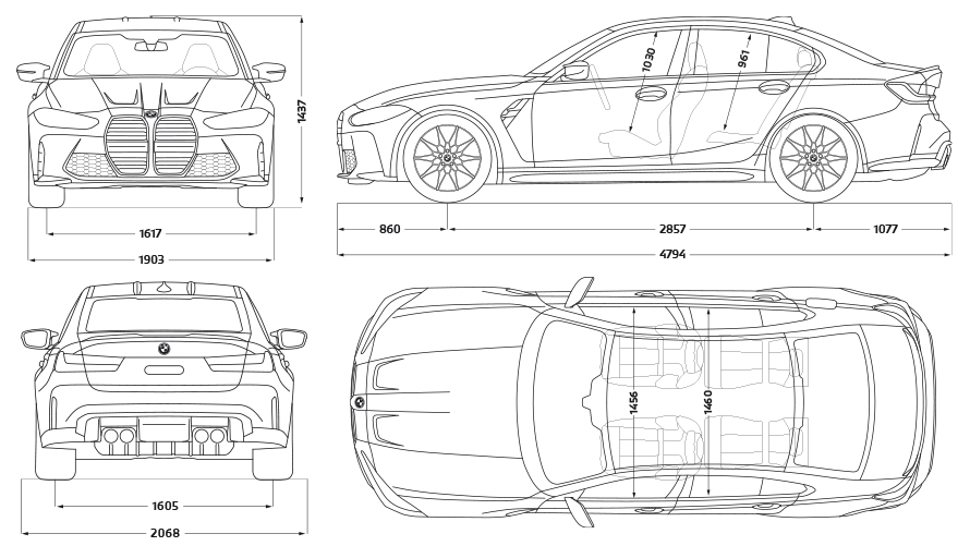 BMW M3 Sedan G80 2020 Sett fra siden i froskeperspektiv BMW M3 Sedan G80 2020 Isle of Man grønn metallic Sett fra siden i froskeperspektiv