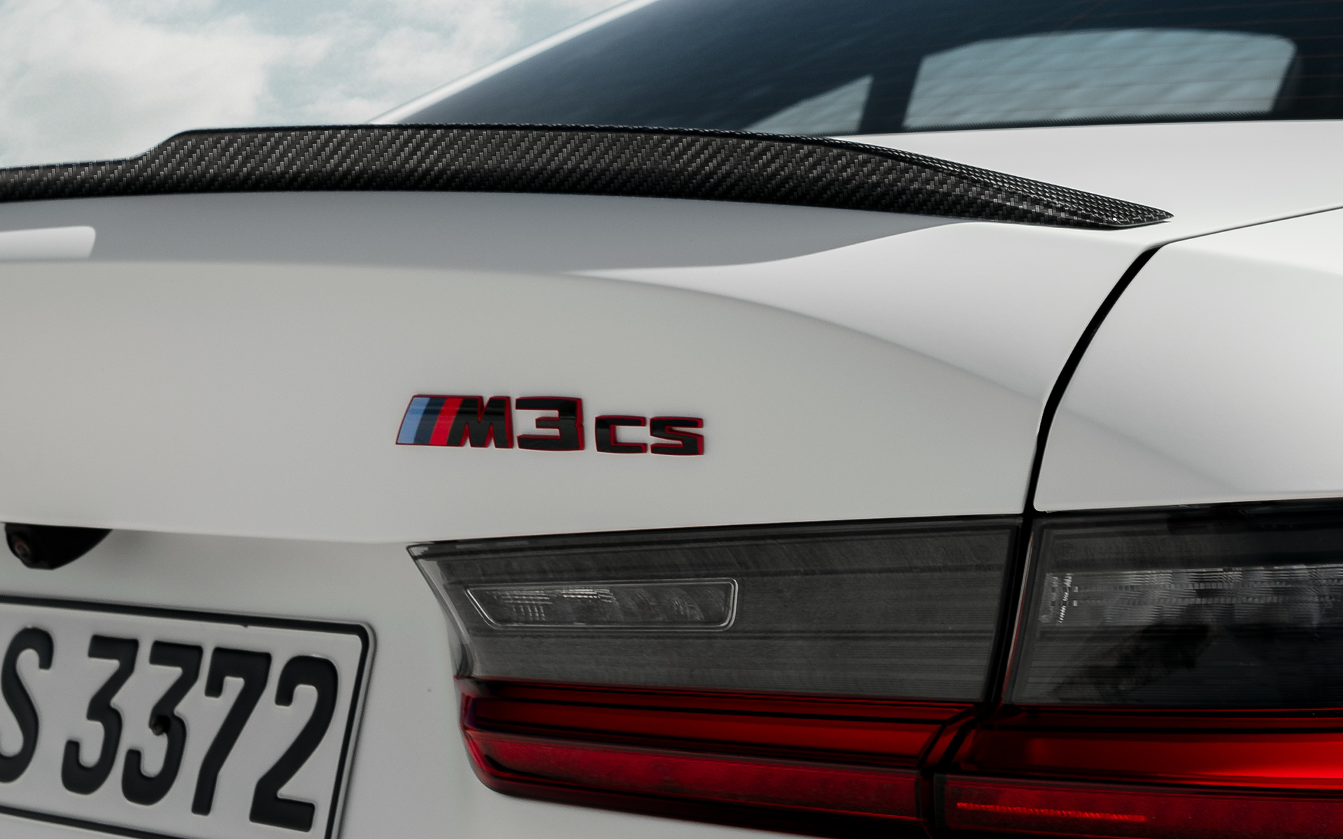 CS-spesifikt emblem BMW M3 CS G80 BMW M3 CS G80 CS-spesifikt emblem