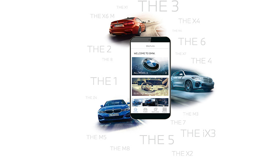 BMW Katalog-app BMW 4-serie Cabriolet M modeller G83 G23 2021 BMW Katalog-app