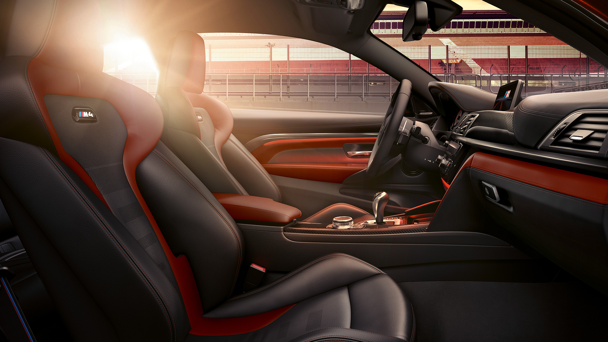 BMW M4 Coupé, interiør BMW M4 Coupé, interiør, dashbord