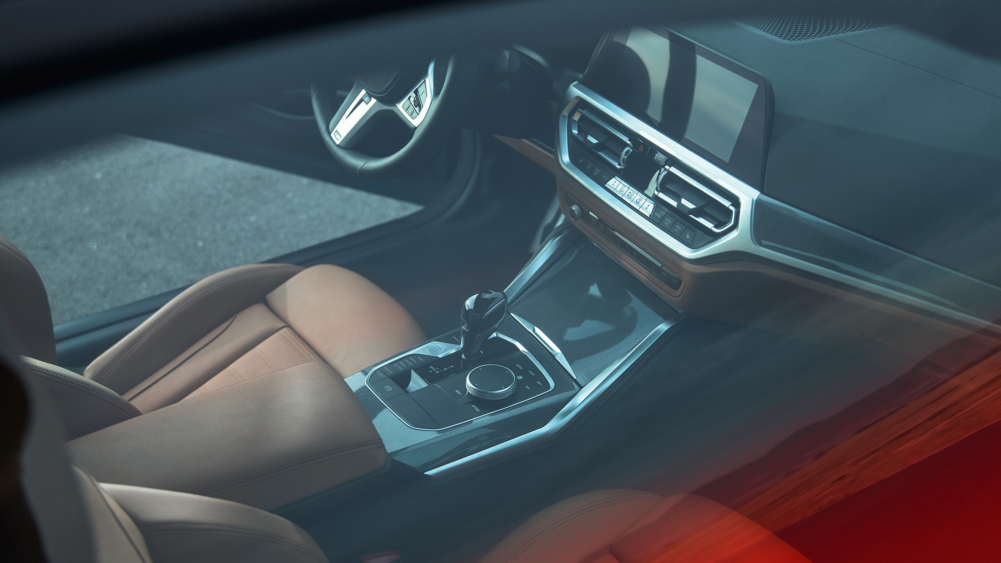 Førerplass BMW M440i xDrive Coupé G22 2020 BMW M440i xDrive Coupé Arctic Race blå metallic G22 2020 Interiør Førerplass
