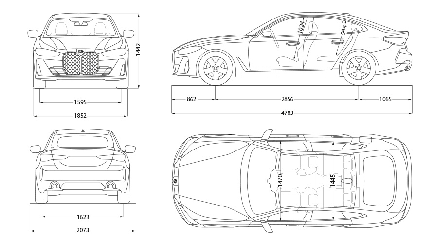 BMW M440i xDrive Gran Coupé G26 2021 dataskisse BMW M440i xDrive Gran Coupé G26 2021 dataskisse