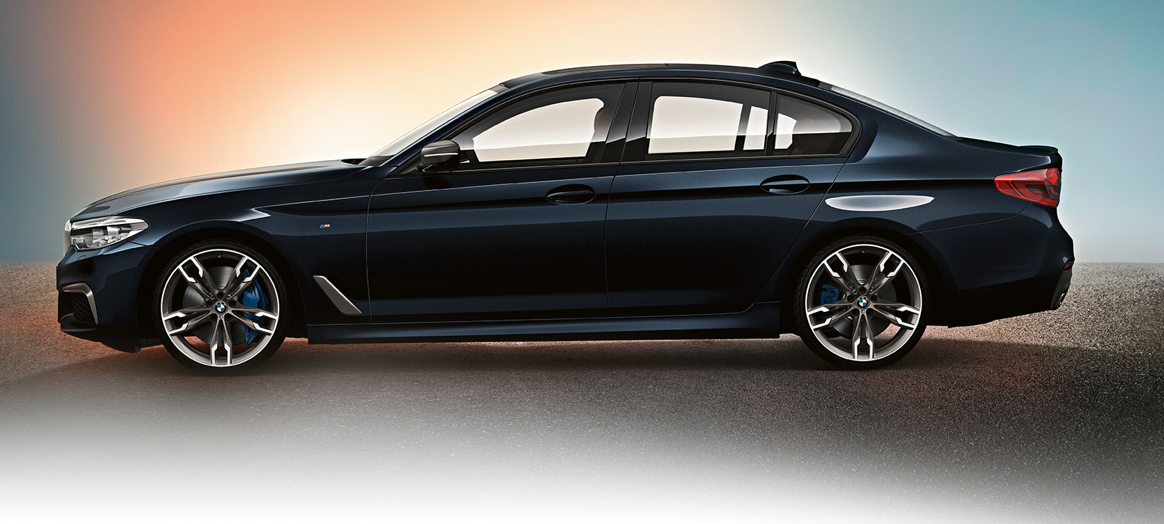M5 modeller, design. BMW M5-modeller M550i xDrive og M550d xDrive, design.
