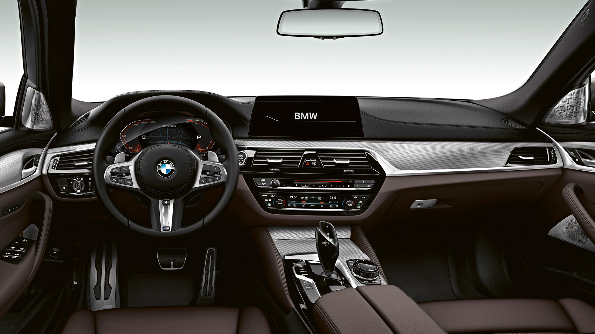 Innvendig design. BMW M550i og BMW M550d Cockpit.