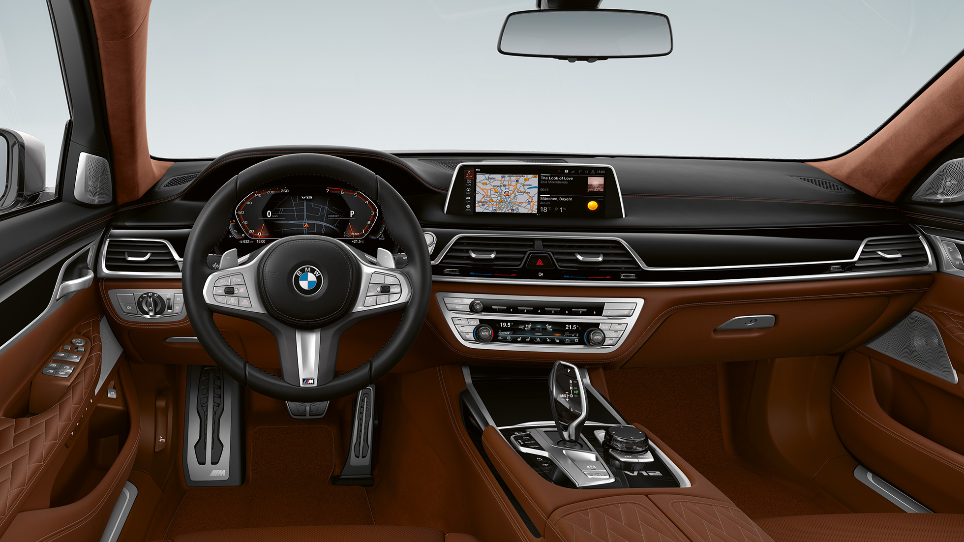 Innvendig design BMW M760Li xDrive Sedan, interiør-design