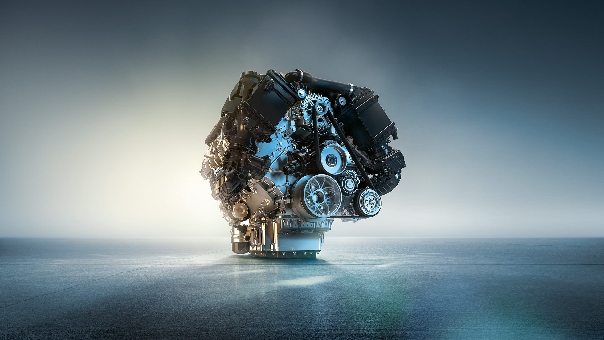 8-sylindret BMW TwinPower Turbo bensinmotor BMW M850i xDrive Gran Coupé, 8-sylindret BMW TwinPower Turbo bensinmotor.