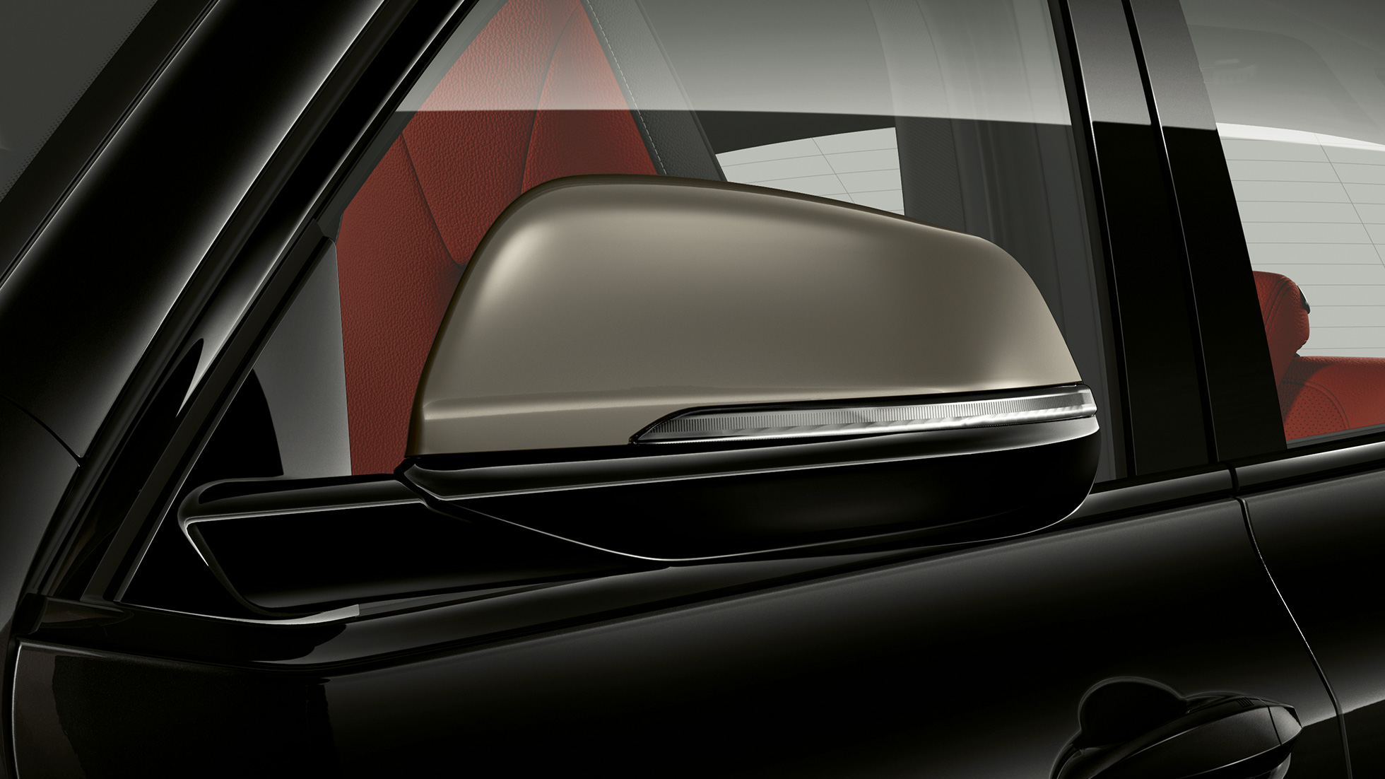 Sidespeilhus BMW X2 M35i Sidespeilhus i ceriumgrått BMW X2 M35i Safirsort metallic F39, Eksteriør