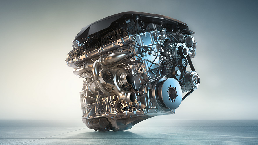 BMW X3 M40i med 6-sylindret BMW TwinPower Turbo bensin-rekkemotor. BMW X3 M40i med 6-sylindret BMW TwinPower Turbo bensin-rekkemotor.