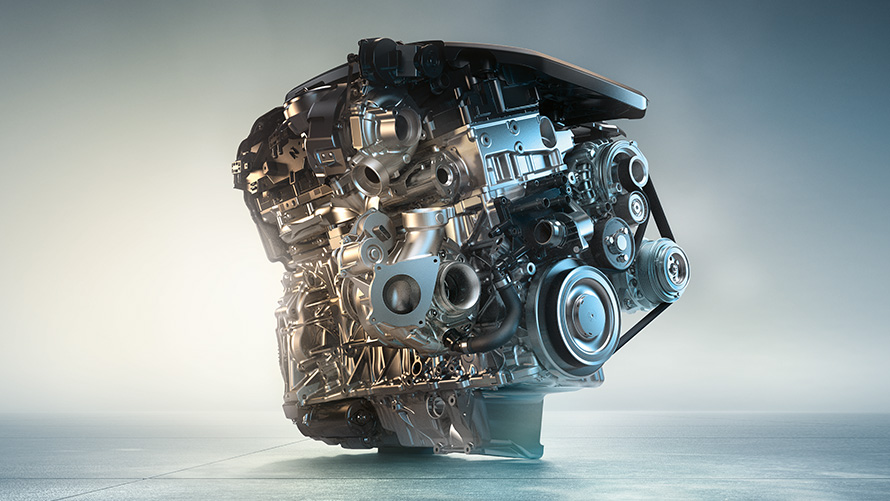 BMW X3 M40d med 6-sylindret M TwinPower Turbo dieselmotor. BMW X3 M40d med 6-sylindret M TwinPower Turbo dieselmotor.