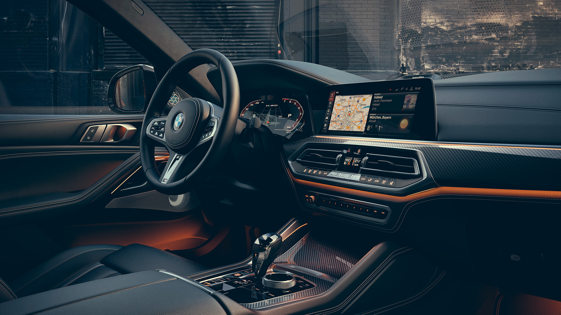 Interiør-design BMW X6 M50i og M50d G06 Interiør-design BMW X6 M50i og M50d G06 førerplass
