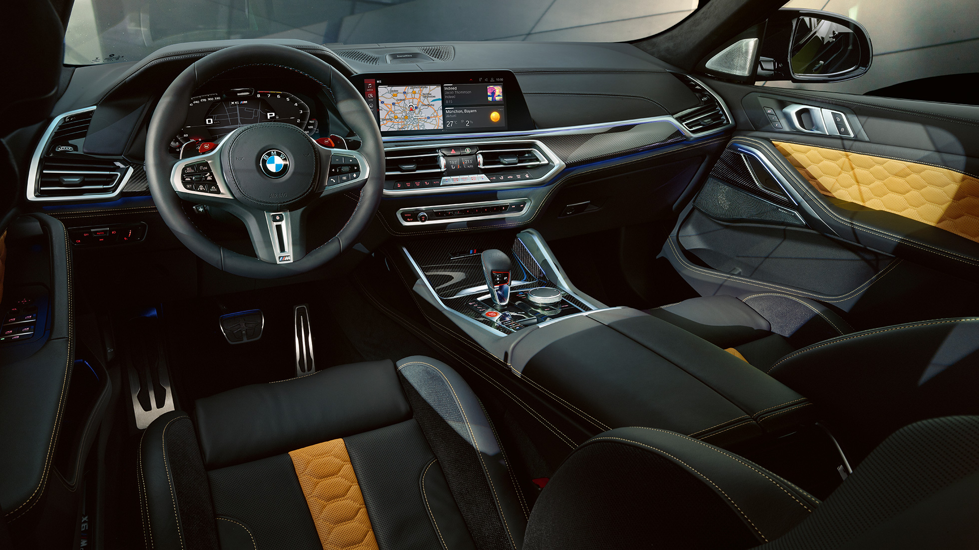 Cockpit BMW X6 M Competition Cockpit BMW X6 M Competition F96 interiøret