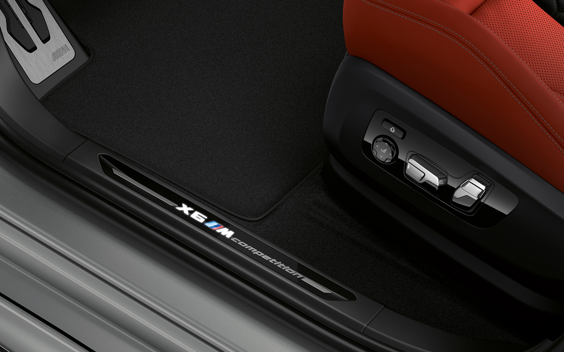 BMW X6 M Competition F96 belyste innstegslister BMW X6 M Competition F96 2023 belyste innstegslister