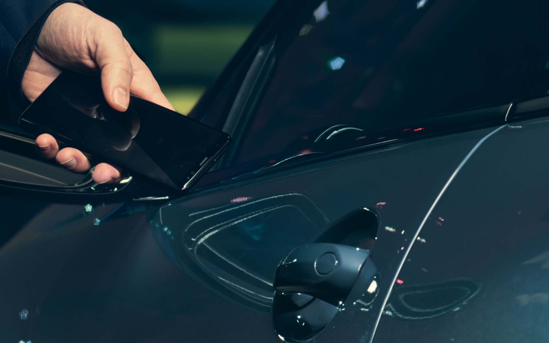 BMW X7 M50i M50d G07 2019 Digital Key smarttelefon næropptak BMW X7 M50i M50d G07 2019 Digital Key smarttelefon næropptak