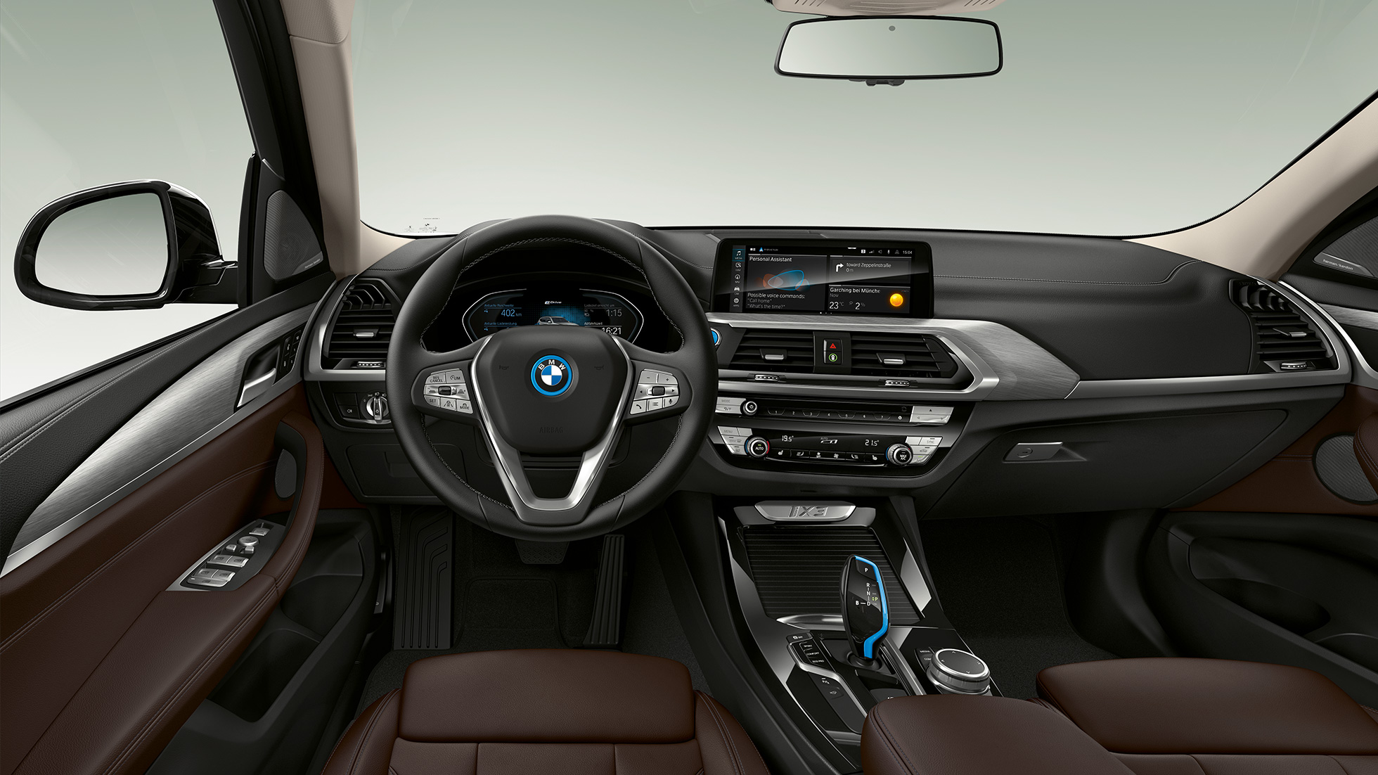 BMW iX3 G08 Modell „Impressive“ cockpit BMW iX3 G08 2020 Modell „Impressive“ cockpit interiør