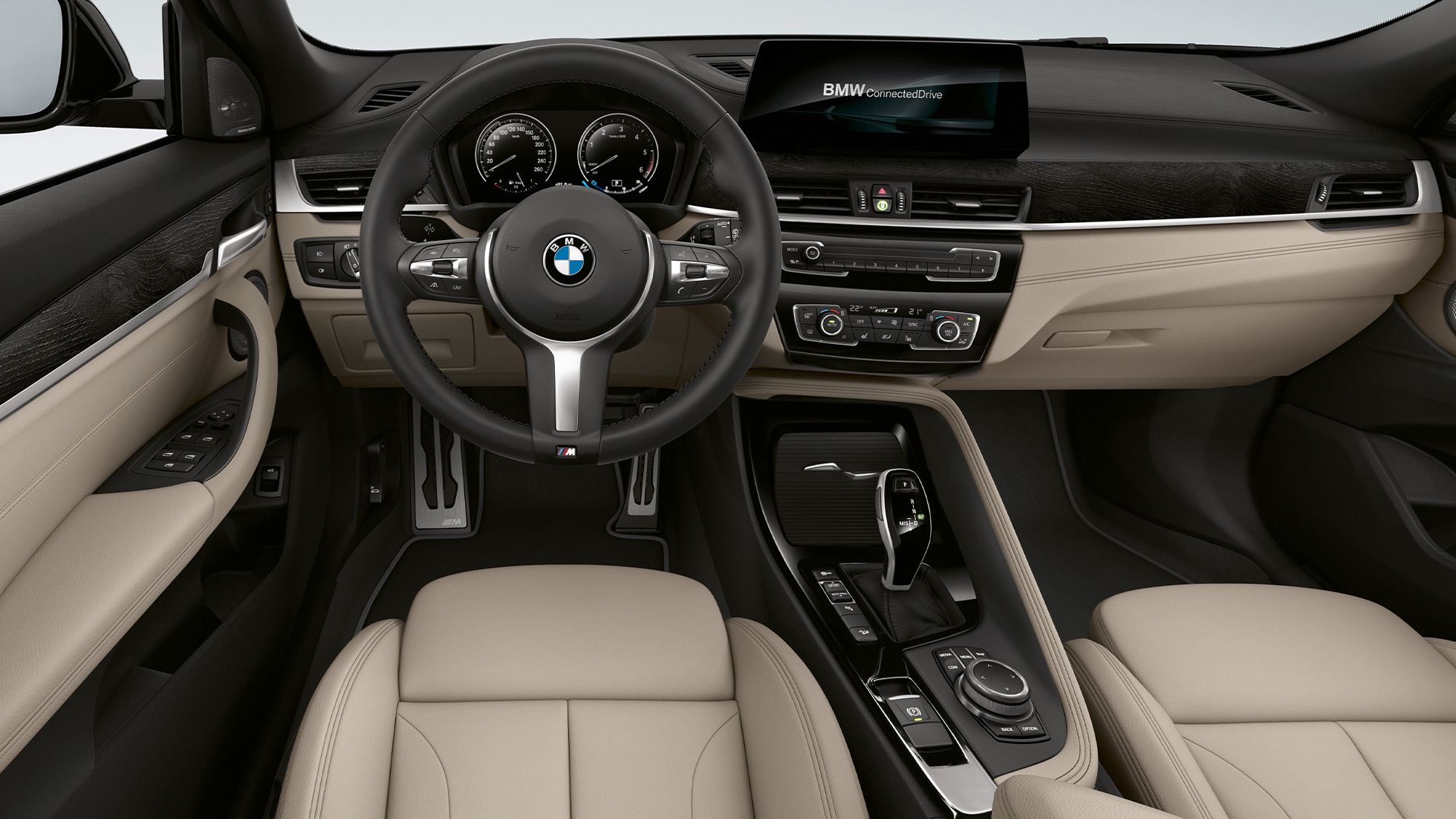 Cockpit BMW X2 sDrive20i modell M Sport X BMW X2 sDrive20i Modell M Sport X 2018 F39 Interiør cockpit