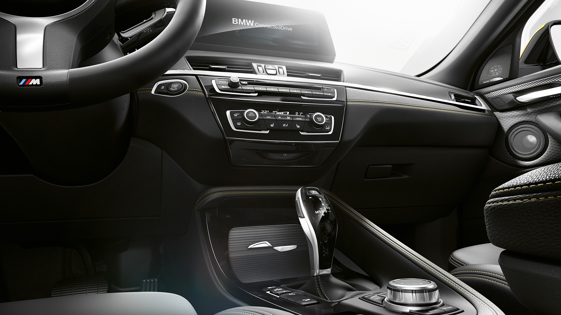 Midtkonsoll BMW X2 F39 BMW X2 2018 F39 Interiør midtkonsoll