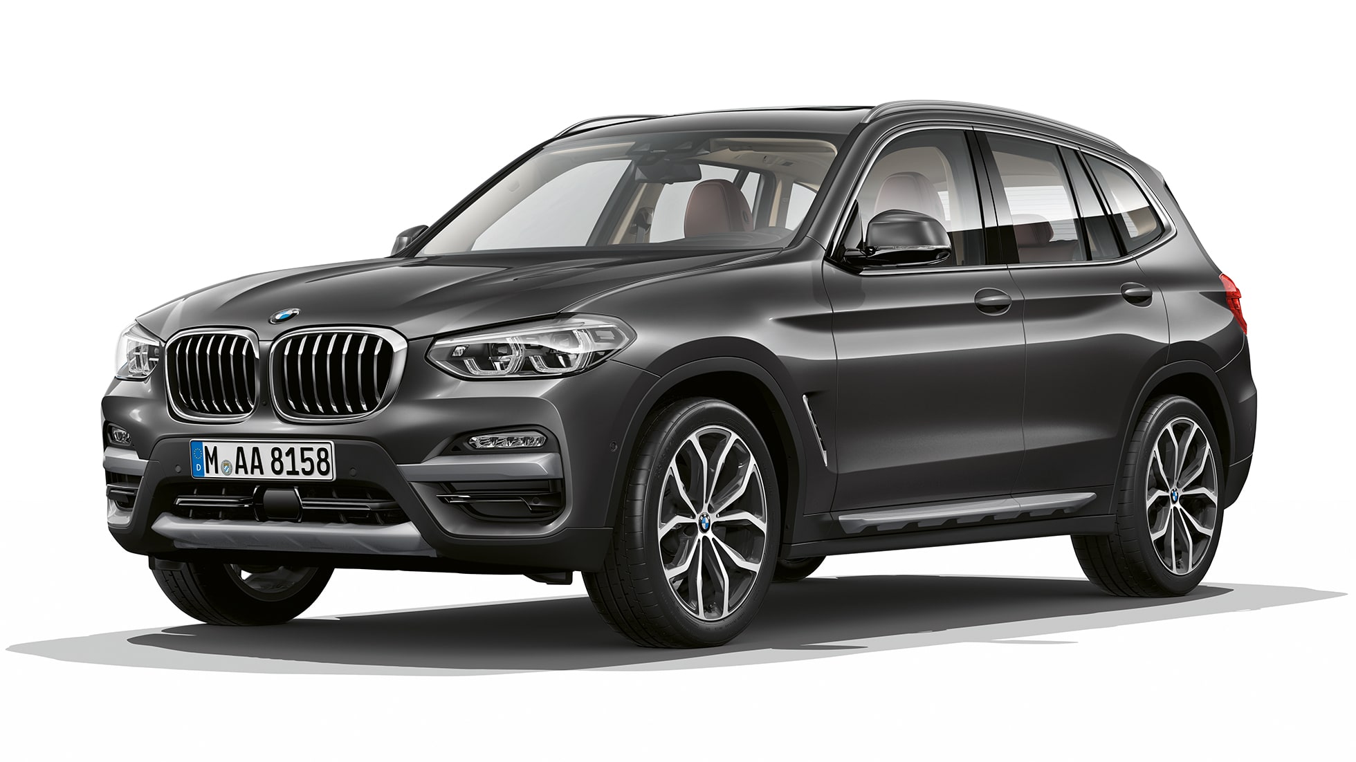 BMW X3 M40i, Model xLine sett skrått forfra BMW X3 M40i, Model xLine sett skrått forfra