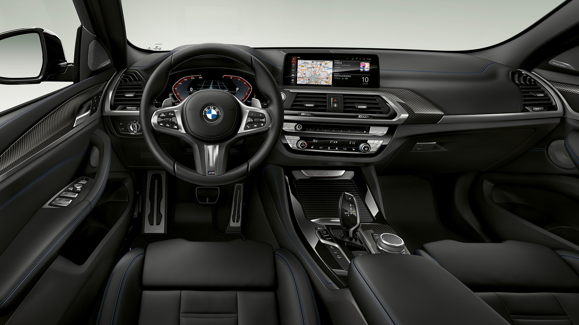 Cockpit BMW X4 Modell M Sport Cockpit BMW X4 xDrive30i Modell M Sport G02 2018 Interiør